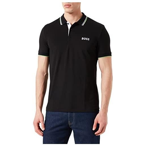 BOSS paddy pro, polo t-shirt uomo, nero (new - black001), l