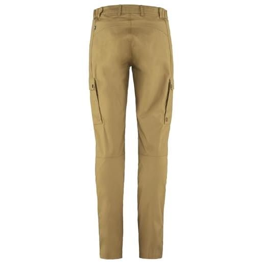 Fjallraven 84775-232 stina trousers w pantaloni sportivi donna buckwheat brown taglia 34/r