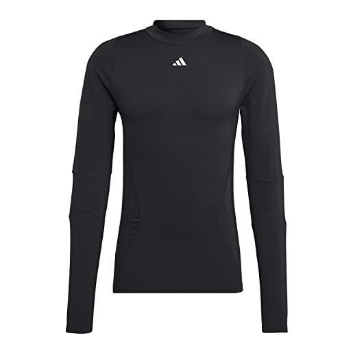 adidas uomo t-shirt (long sleeve) tf cr ls tee m, black, ia1131, m