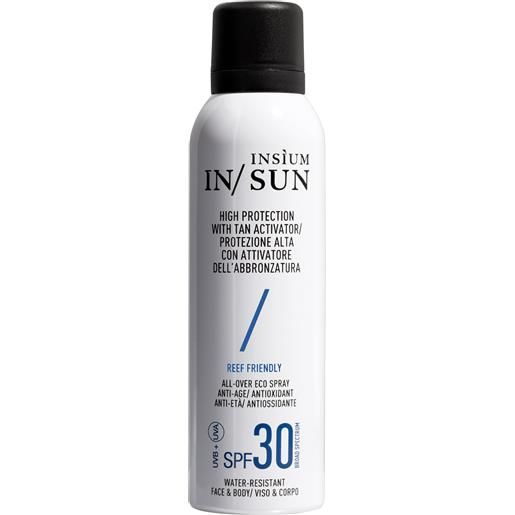 INSÌUM protezione alta con attivatore dell'abbronzatura spf 30 150 ml - in/sun