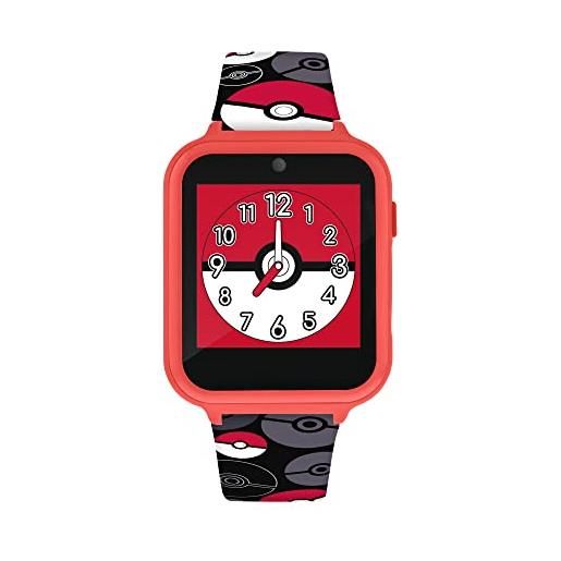Pokémon smart watch pok4230, nero, rosso e bianco
