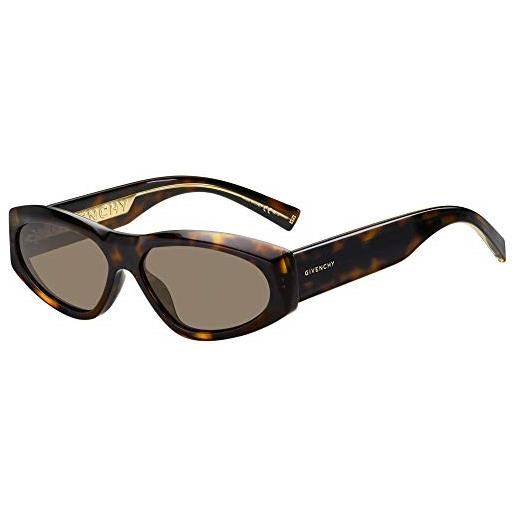 Givenchy occhiali da sole gv 7154/g/s havana/brown 57/15/145 donna