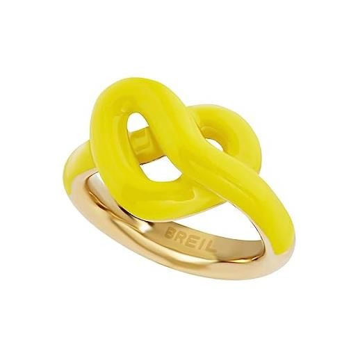 Breil gioiello collezione b&me, anello da donna in steel and enamel colore gold misura 10 - tj3401 it 12