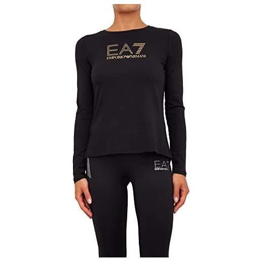 EA7 emporio armani t-shirt donna evolution a maniche lunghe modello 8ntt51 tjdqz colore nero misura xl