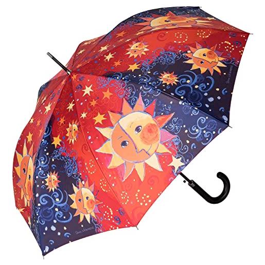 VON LILIENFELD® ombrello pioggia rosina wachtmeister: sole lungo classico automatico donna arte