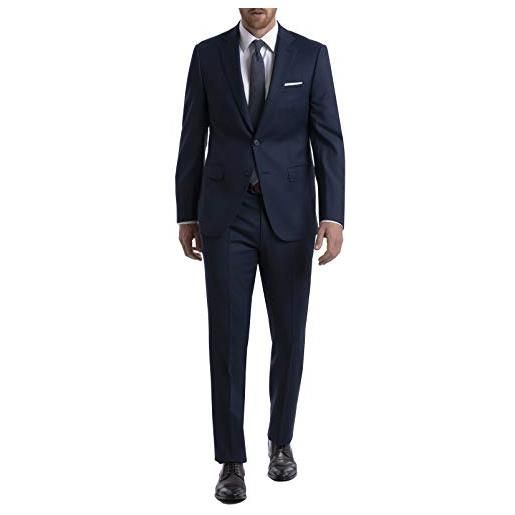 Calvin Klein abito slim fit separato giacca elegante da lavoro, blue vogelseye, 54 uomo