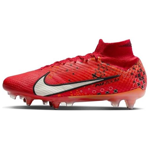 Nike superfly 9 elite mercurial dream speed, alta uomo, lt crimson pale ivory bright mandarin, 45 eu