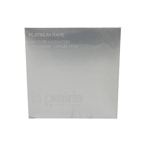 La Prairie platinum rare haute-rejuvenation eye cream, 20 ml - contorno occhi antirughe, almond