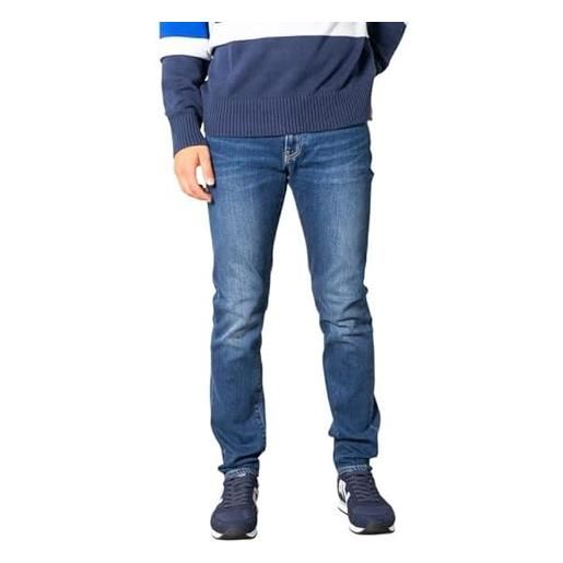Emporio Armani armani exchange denim slim in twill elasticizzato a 5 tasche jeans, blu indaco, w36 / l32 uomo