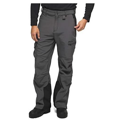 ARCTIX pantaloni softshell advantage, neve uomo, carbone, large (36-38w 34l)