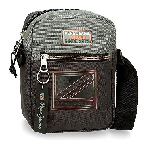 Pepe Jeans cody borsa a spalla nera 17x21x7 cm poliestere