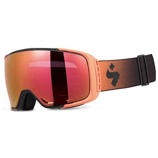 S Sweet Protection sweet protection interstellar reflect goggles, rig topaz/matte flame/flame fade, taglia unica