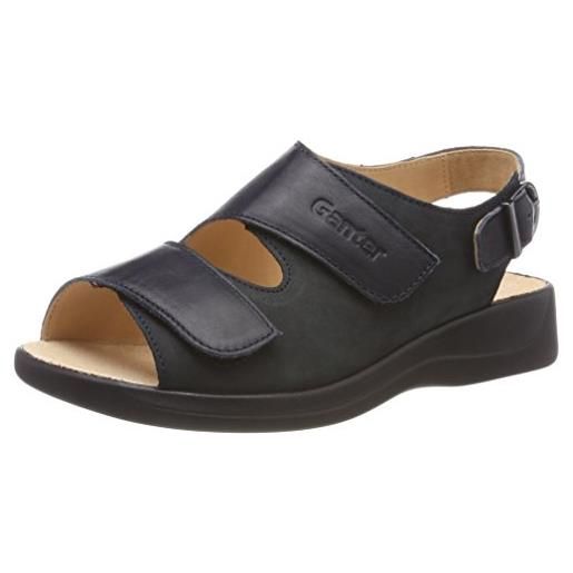 Ganter monica-g, sandali aperti donna, blu oceano, 46 eu