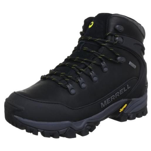 Merrell mattertal gtx j39905, scarponcini da escursionismo e trekking uomo, nero (schwarz (black j39905)), 48