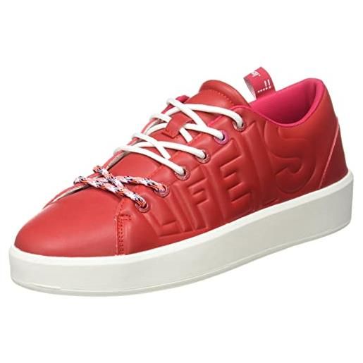 Desigual, scarpe da ginnastica donna, colore: rosso, 39 eu