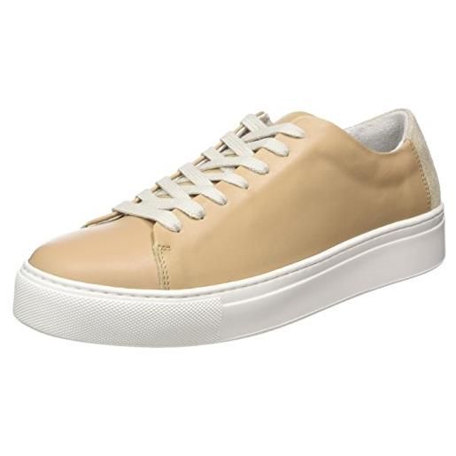SELECTED FEMME sfdonna new leather sneaker, scarpe da ginnastica basse donna, bianco (white), 36 eu