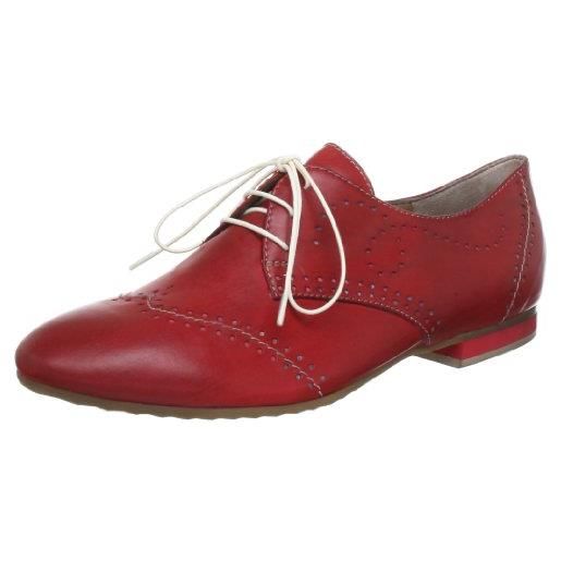 Maripe 850175, scarpe stringate basse donna, rosso (rot (rot 4)), 39