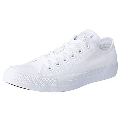 Converse chuck taylor ct as sp ox, scarpe da ginnastica basse unisex-adulto, bianco (white monochrome 137), 53 eu