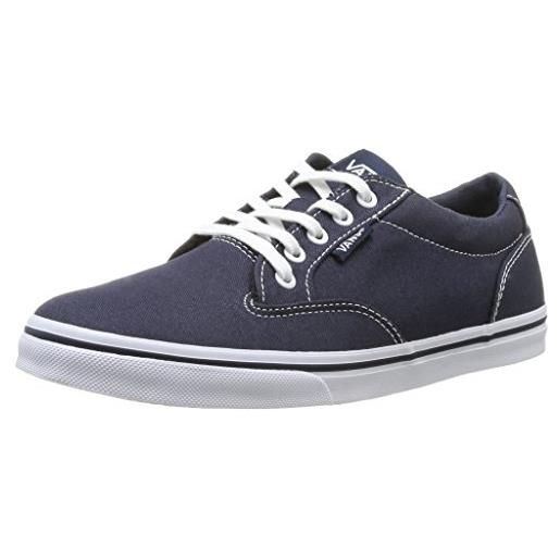 Vans - sneaker w winston low, donna, blu (bleu (canvas navy/white)), 40,5