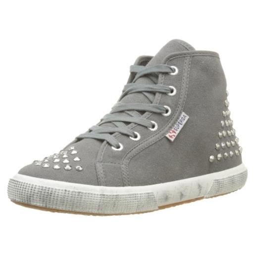 SUPERGA 2095 plus suestudsdw, sneaker, donna, grigio (grey mineral g89), 35 eu