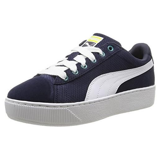 PUMA reptil basket, donna, blue (peacot), 3.5 uk