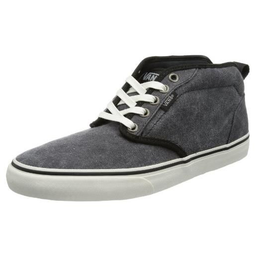 Vans m atwood mid (weather canvas, sneaker uomo, grigio (grau ((weather canvas) charcoal/black)), 45