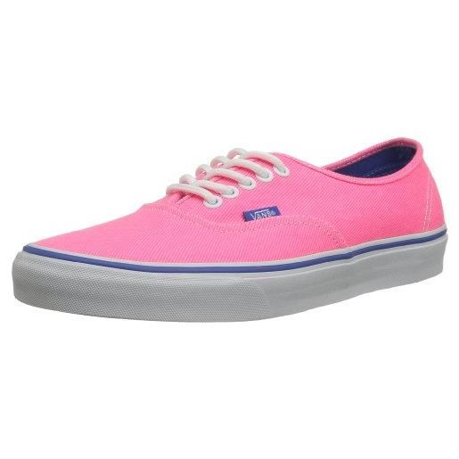 Vans u authentic (washed twill)p sneaker, unisex adulto, rosa (washed twill p), 35