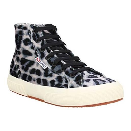 SUPERGA 2795 fanvelvetw, scarpe con lacci, donna, multicolore (leopard brown a0k), 39 1/2 eu