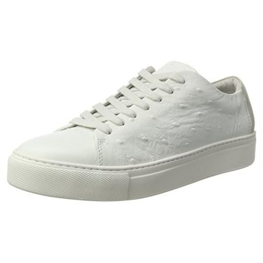 SELECTED FEMME sfdonna ostrich sneaker, scarpe da ginnastica basse donna, bianco (white), 40 eu