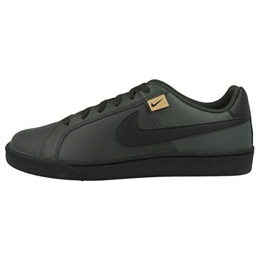 Nike court royale tab, scarpe da trail running uomo, multicolore sequoia black flt gold 300, 47.5 eu