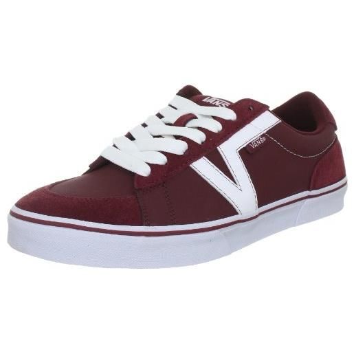 Vans copeland vem86ll, sneaker uomo, rosso (rot (port/white/white)), 40.5