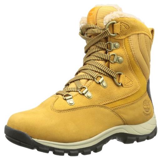 Timberland ftw_ek chillberg sport wp boot, stivali da neve donna, giallo (gelb (wheat with brown), 41