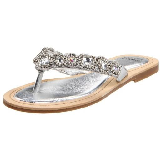 Stuart weitzman kinderschuhe jewel - sandali da bambina, argento (argento), 31 eu