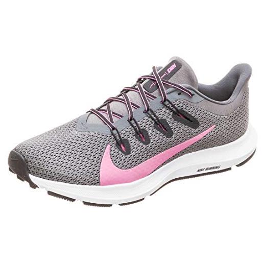 Nike wmns quest 2, scarpe da running donna, nero (black/white 004), 42 eu