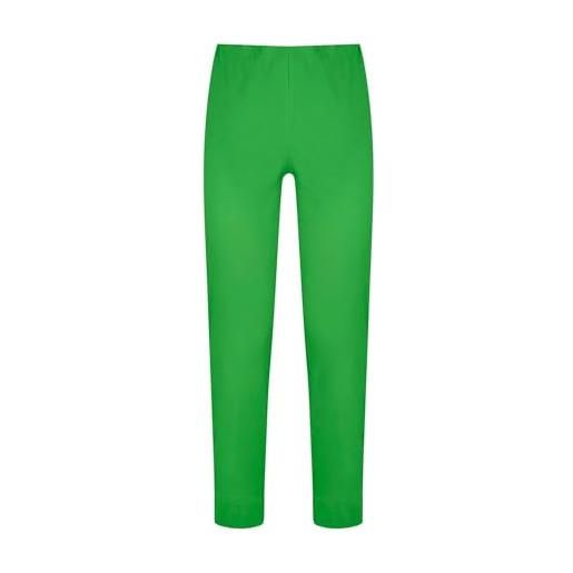 ragno pantalone a sigaretta in satin power art. 926py a01 classic green (3)