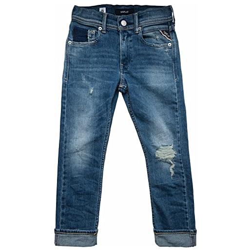 Replay neill jeans, 009 blu medio, 8 anni bambino