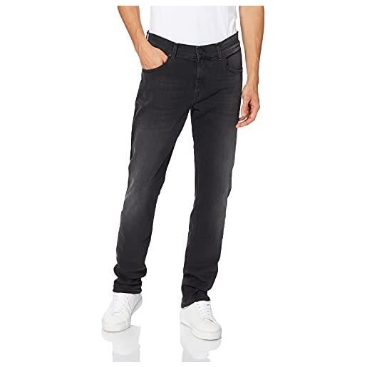 7 For All Mankind slimmy jeans slim, nero (black bb), w34/l34 (taglia unica: 34) uomo