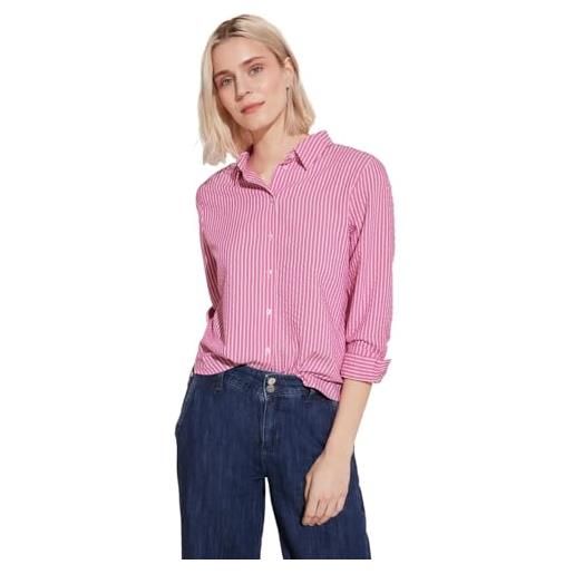 Street One a344582 blusa a righe, magnolia pink, 48 donna