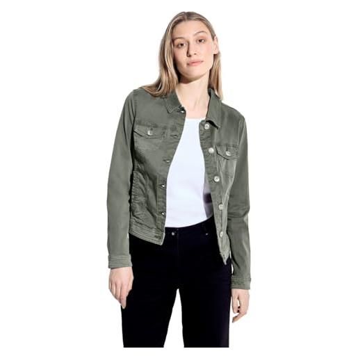 Cecil b212154 giacca di jeans di colore, bianco, xxl donna