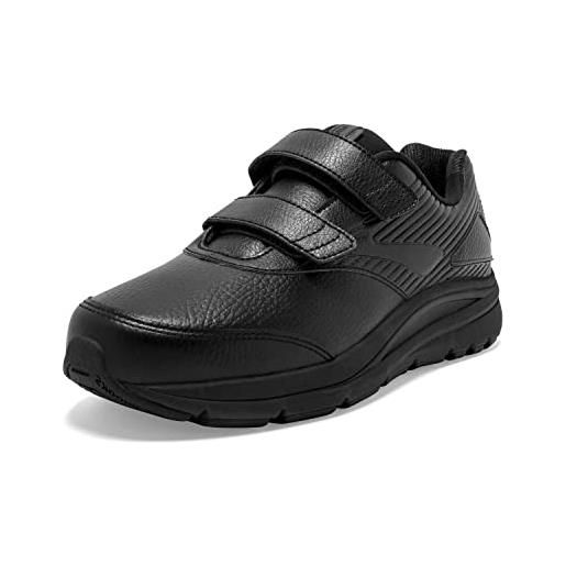 Brooks addiction walker v-strap 2, scarpe da trekking donna, black/black, 42.5 eu larga