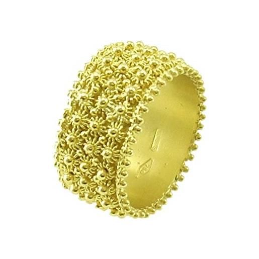 Paolo Saba fede sarda anello filigrana in oro giallo 18 kt 3 giri completi artigianato sardo (17)