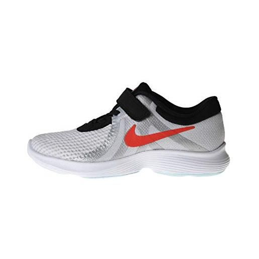Nike revolution 4 sd (psv), scape per sport outdoor, bianco (pure platinum/team orange-blac 001), 29 eu