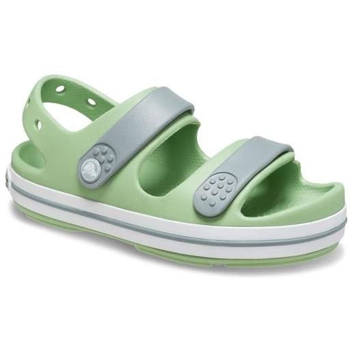 Crocs crocband cruiser sandal t, sandali unisex - bambini e ragazzi, blue bolt venetian blue, 19/20 eu