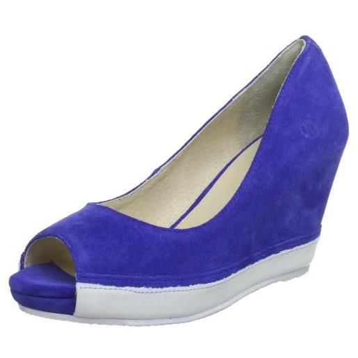 Blink bx 432-073a227 84073-a227, scarpe con la zeppa donna, multicolore (mehrfarbig (blue/white 227)), 36
