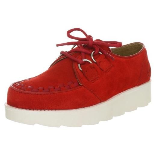 Bronx bx 157-937i17, scarpe stringate basse casual donna, rosso (rot (red 17)), 40