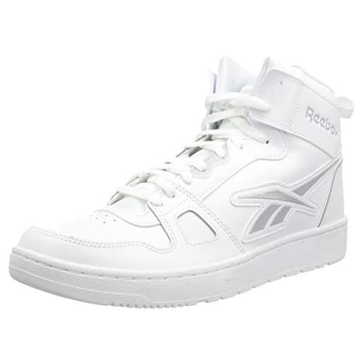 Reebok resonatormid, sneaker unisex-adulto, ftwr white/ftwr white/pure grey 2, 43 eu