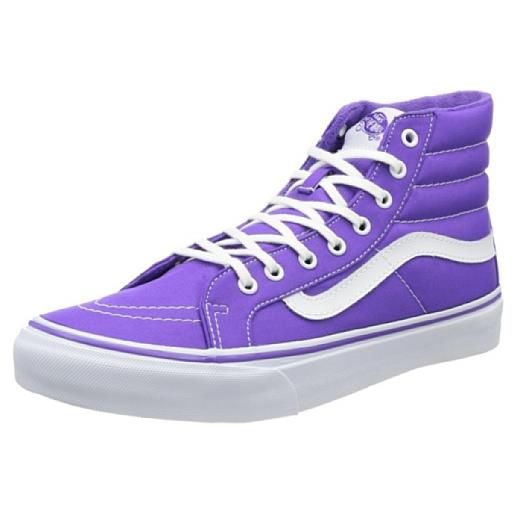 Vans u sk8-hi slim neon purple, sneaker unisex adulto, viola (violett (neon purple)), 41