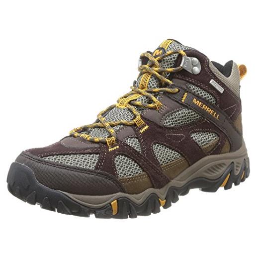 Merrell rockbit mid wtpf, scarpe da escursionismo uomo, marrone (marron (bracken/butterscotch), 45