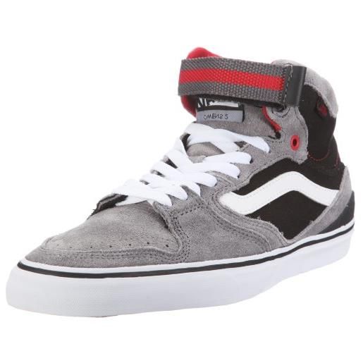Vans owens hi 2 vl3jgbr, sneaker uomo, grigio (grau (grey/black/red)), 39