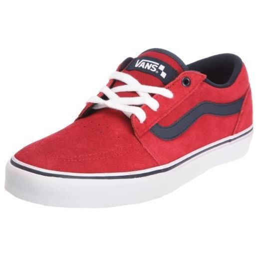 Vans collins vqffrny, sneaker uomo, rosso (rot (red/navy/white)), 42.5